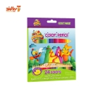 مداد رنگی 24 رنگ ارژنگ مدل مقوایی